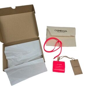 Carmensol Tommy Airpod Pro/Pro2 Case Handmade Made in Italy Pink  Vegan Leather